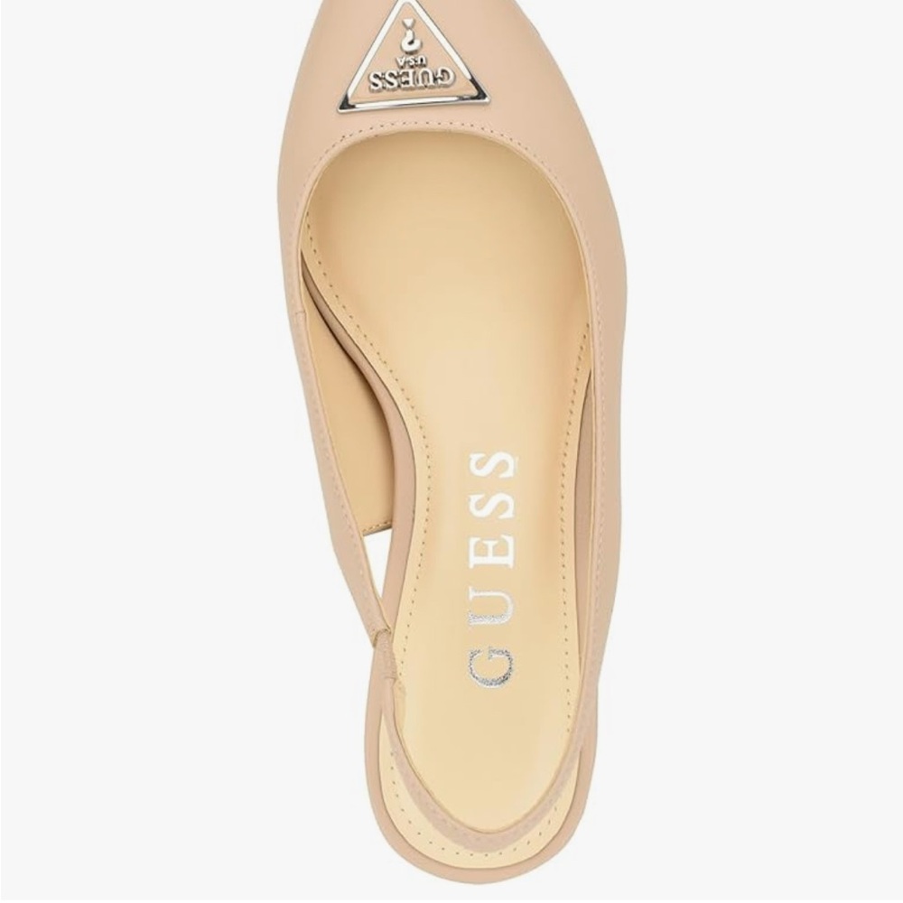 Guess Women's Beige Slingback Flats/Women's Zanda Pump